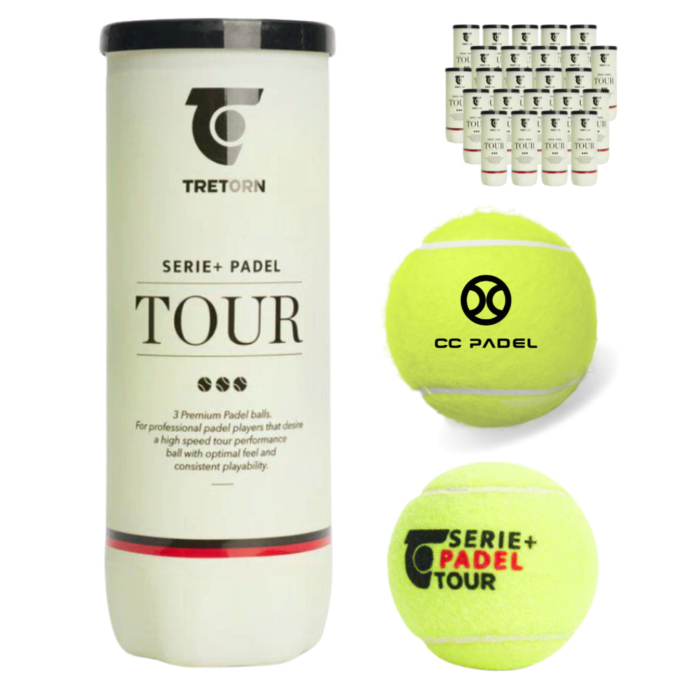 Tretorn Serie+ x3 Padel Tour Balls - 24 Rør