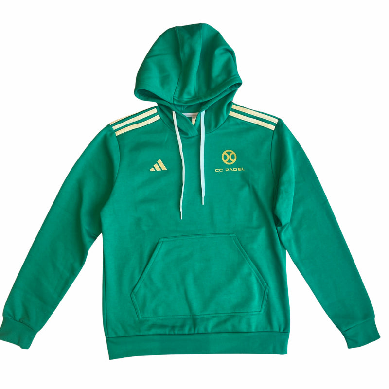 Men CC PADEL Hoodie Adidas Collection - Green/Gold