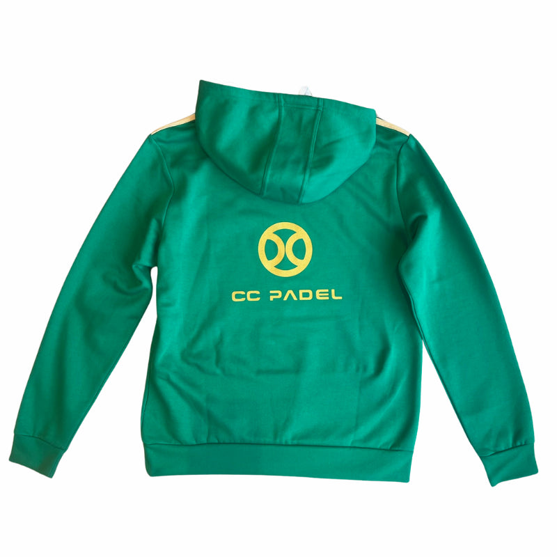 Woman CC PADEL Hoodie Adidas Collection - Green/Gold