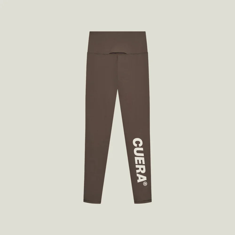Cuera Active Logo Tights (Dark Brown)