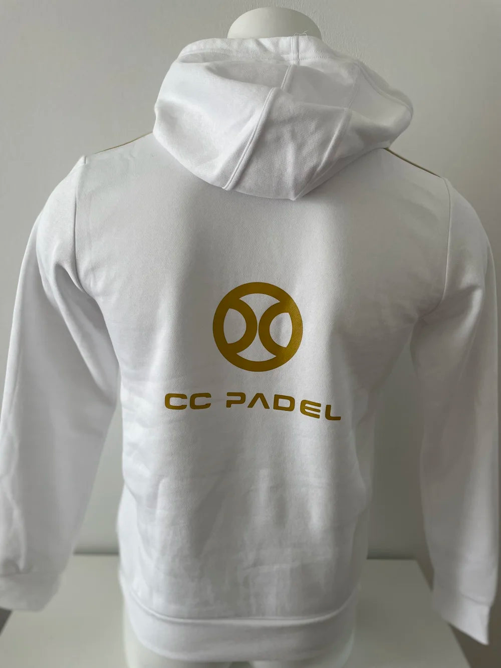 Men CC PADEL Hoodie Adidas Collection - White/Gold
