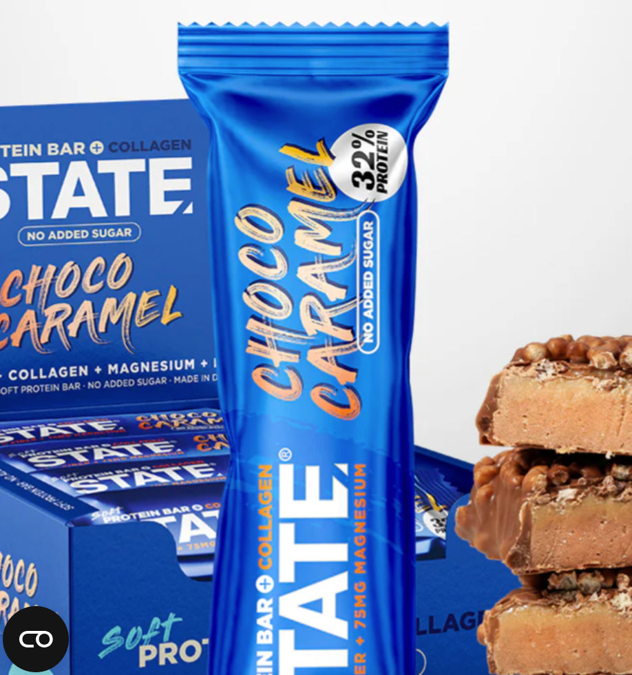 STATE Energy - Choco/Caramel Proteinbar 12stk