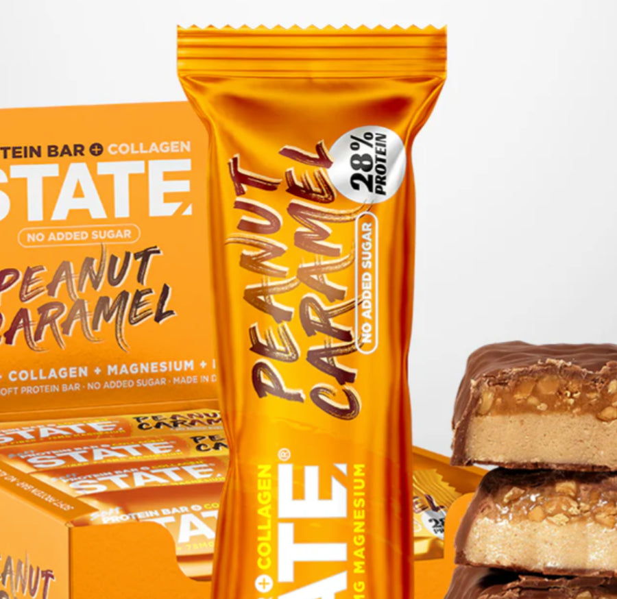 STATE Energy - Peanut/Caramel Proteinbar 12stk